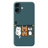 iPhone 17 Fleksibelt Plast Cover m. Motiv - Grøn