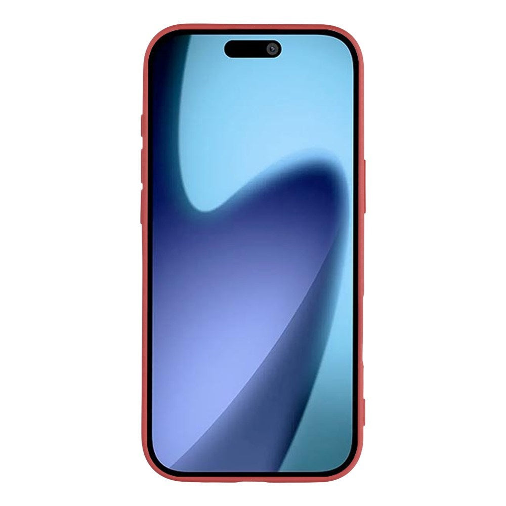 iPhone Air - EIDERWOOD Foret Fleksibelt Plast Cover - Mørkerød