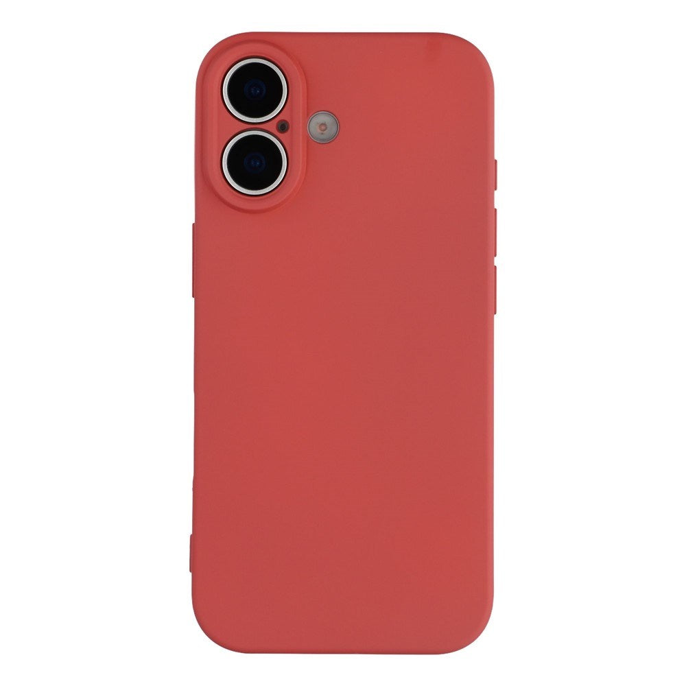 iPhone 17 - EIDERWOOD Foret Fleksibelt Plast Cover - Mørkerød