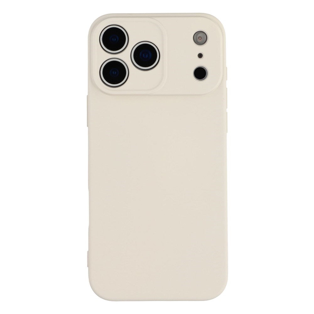 iPhone 17 Pro - EIDERWOOD Foret Fleksibelt Plast Cover - Beige