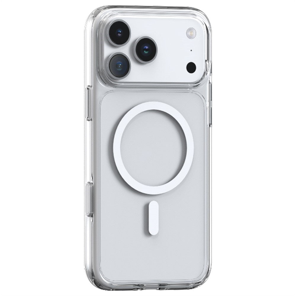 iPhone 17 Pro - TORRAS Guardian Magnetic Hybrid Plastik Cover - MagSafe Kompatibel - Gennemsigtig