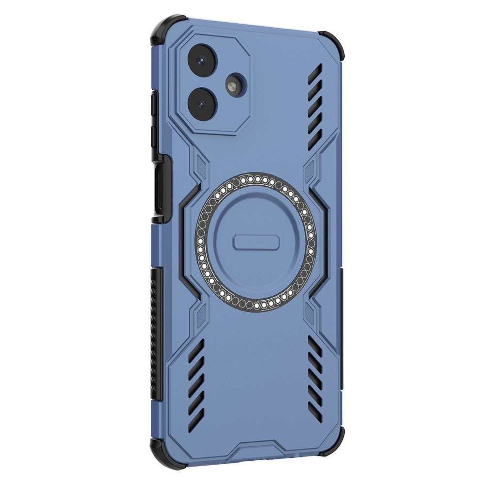 Samsung Galaxy A07 - EIDERWOOD Håndværker Cover m. Varmeafledning - MagSafe Kompatibel - Blå