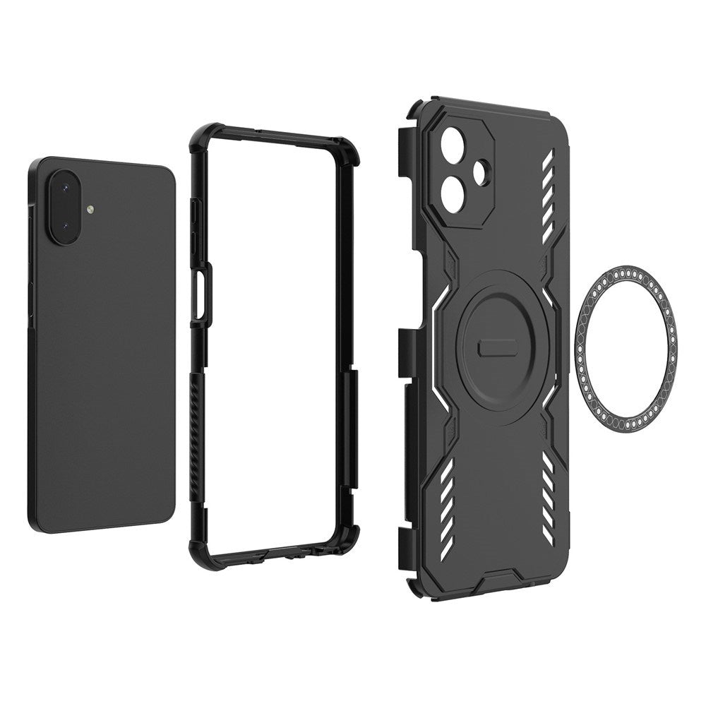 Samsung Galaxy A07 - EIDERWOOD Håndværker Cover m. Varmeafledning - MagSafe Kompatibel - Grøn