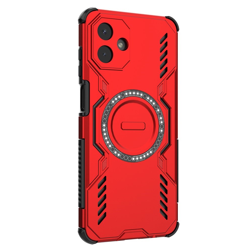 Samsung Galaxy A07 - EIDERWOOD Håndværker Cover m. Varmeafledning - MagSafe Kompatibel - Rød