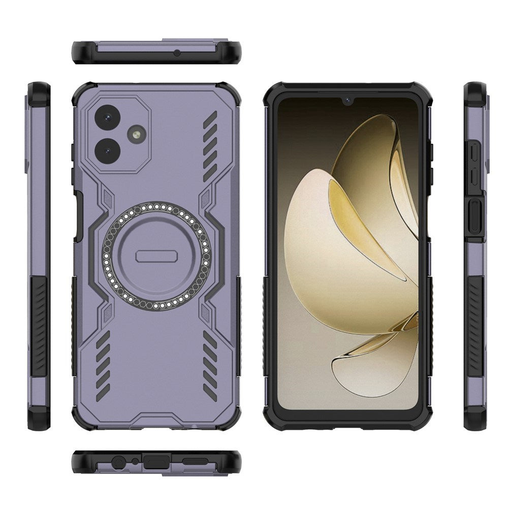 Samsung Galaxy A07 - EIDERWOOD Håndværker Cover m. Varmeafledning - MagSafe Kompatibel - Lilla