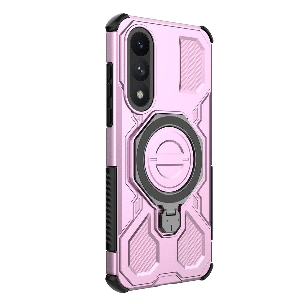 OnePlus Nord 5 - EIDERWOOD Hybrid Håndværker Cover m. Kickstand - MagSafe Kompatibel - Lyserød