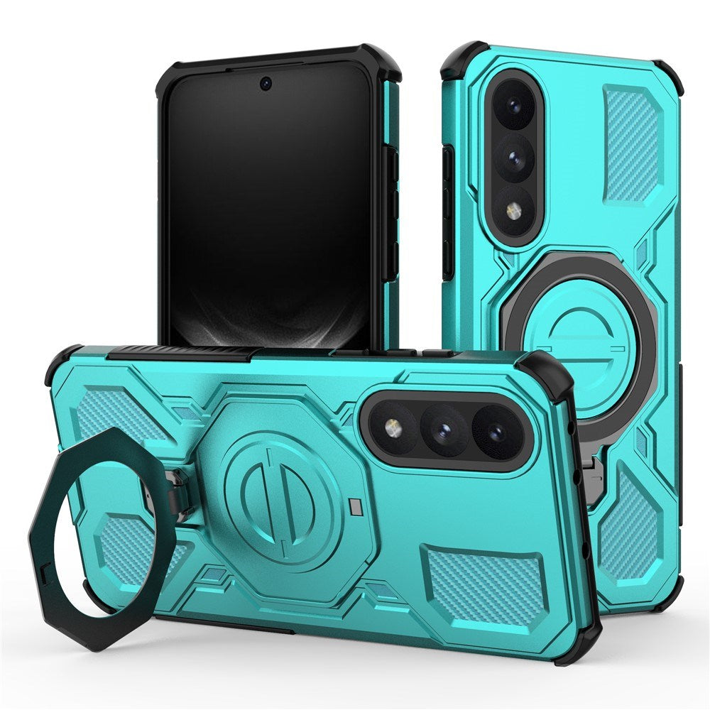 OnePlus Nord 5 - EIDERWOOD Hybrid Håndværker Cover m. Kickstand - MagSafe Kompatibel - Turkis
