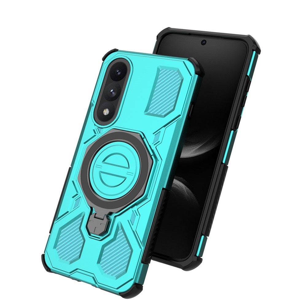 OnePlus Nord 5 - EIDERWOOD Hybrid Håndværker Cover m. Kickstand - MagSafe Kompatibel - Turkis