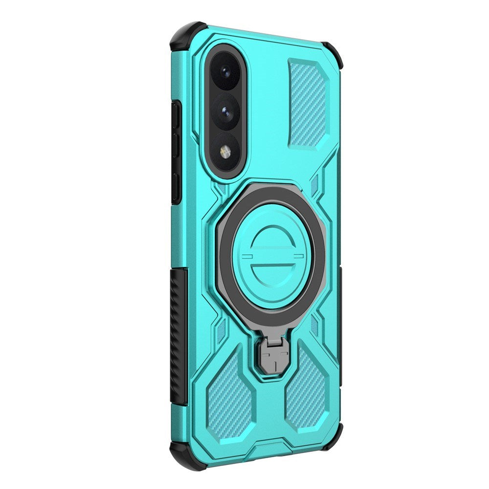 OnePlus Nord 5 - EIDERWOOD Hybrid Håndværker Cover m. Kickstand - MagSafe Kompatibel - Turkis