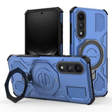 OnePlus Nord 5 - EIDERWOOD Hybrid Håndværker Cover m. Kickstand - MagSafe Kompatibel - Blå