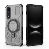 OnePlus Nord 5 - EIDERWOOD Hybrid Håndværker Cover m. Kickstand - MagSafe Kompatibel - Grå
