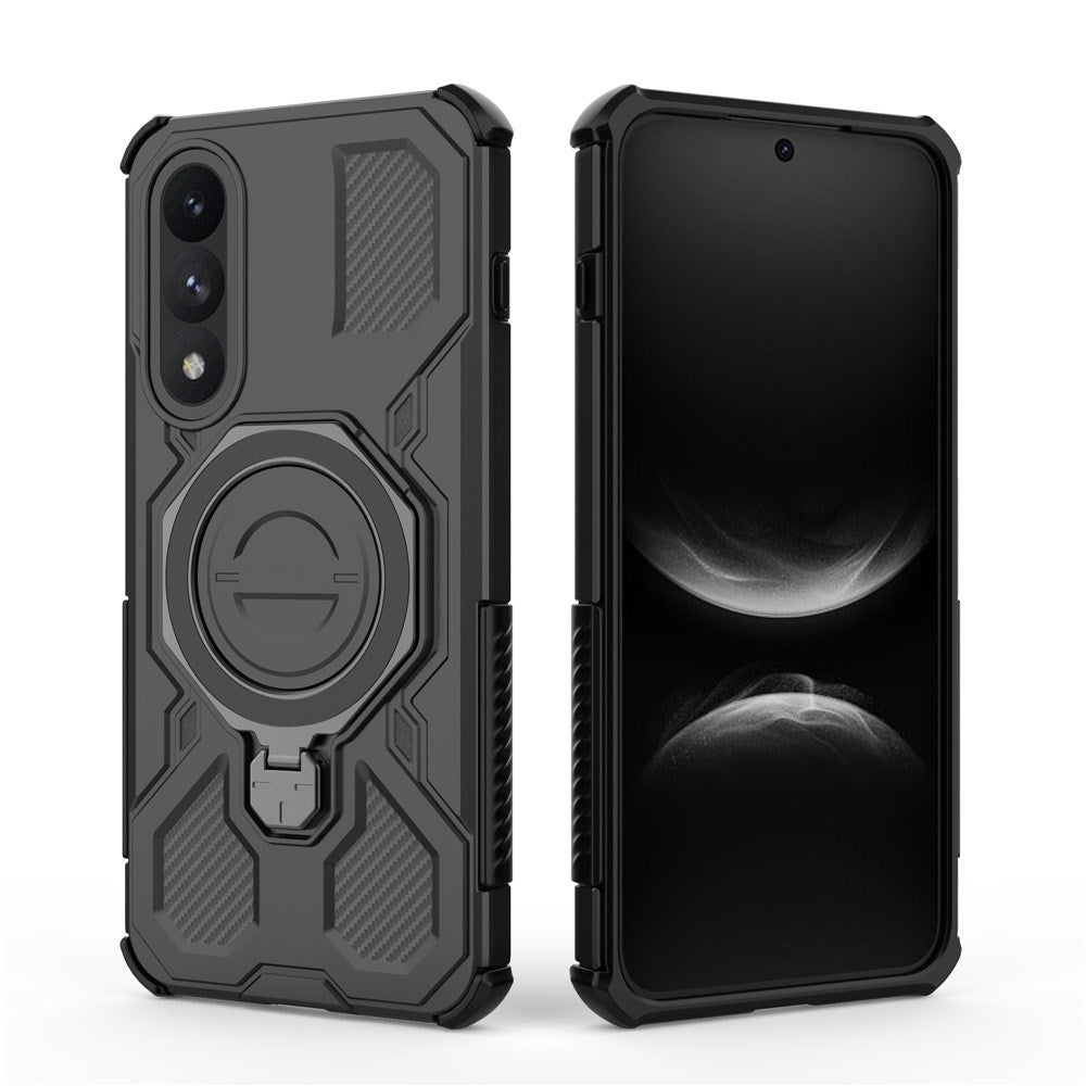 OnePlus Nord 5 - EIDERWOOD Hybrid Håndværker Cover m. Kickstand - MagSafe Kompatibel - Sort