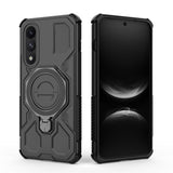 OnePlus Nord 5 - EIDERWOOD Hybrid Håndværker Cover m. Kickstand - MagSafe Kompatibel - Sort