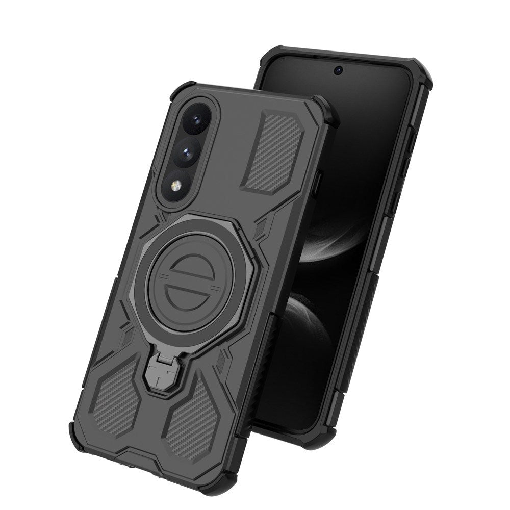 OnePlus Nord 5 - EIDERWOOD Hybrid Håndværker Cover m. Kickstand - MagSafe Kompatibel - Sort