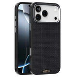 ABEEL iPhone 18 Pro / 17 Pro Textured Micro-Embossing Cover - MagSafe Kompatibel - Sort
