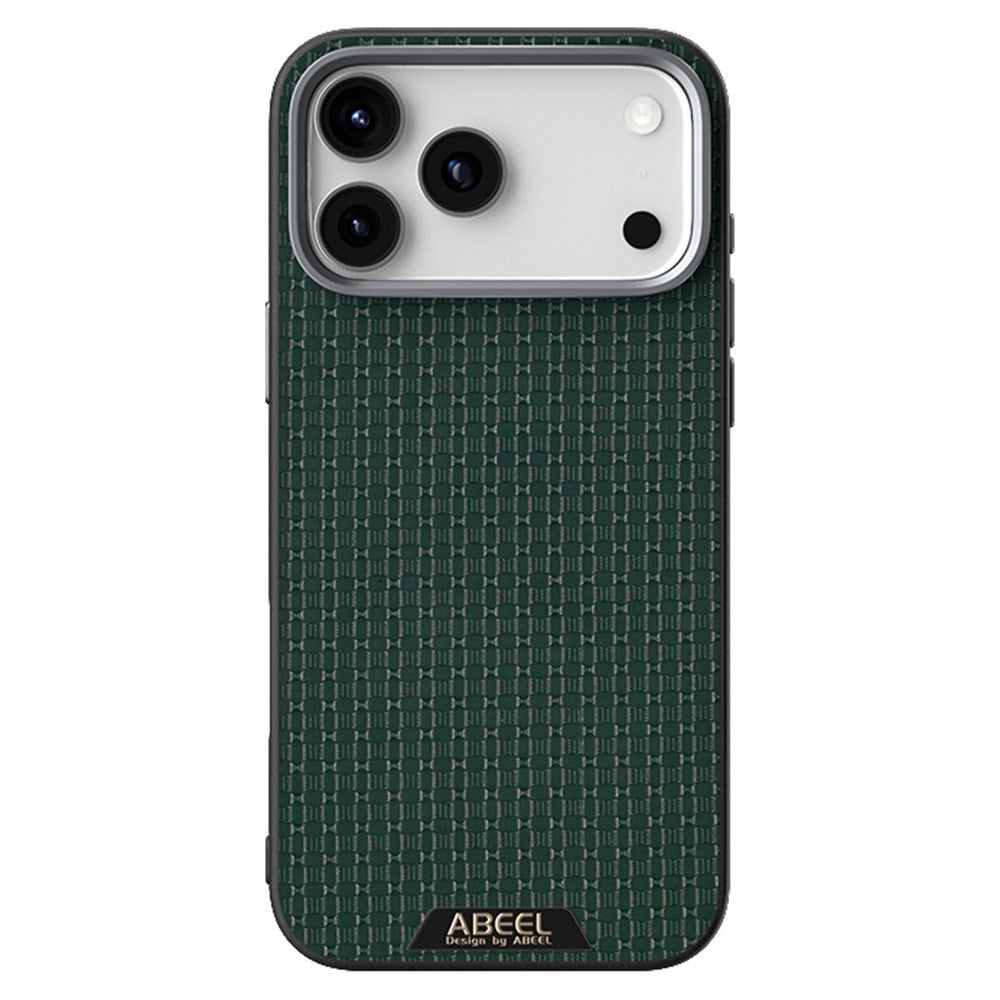 ABEEL iPhone 18 Pro / 17 Pro Textured Micro-Embossing Cover - MagSafe Kompatibel - Grøn