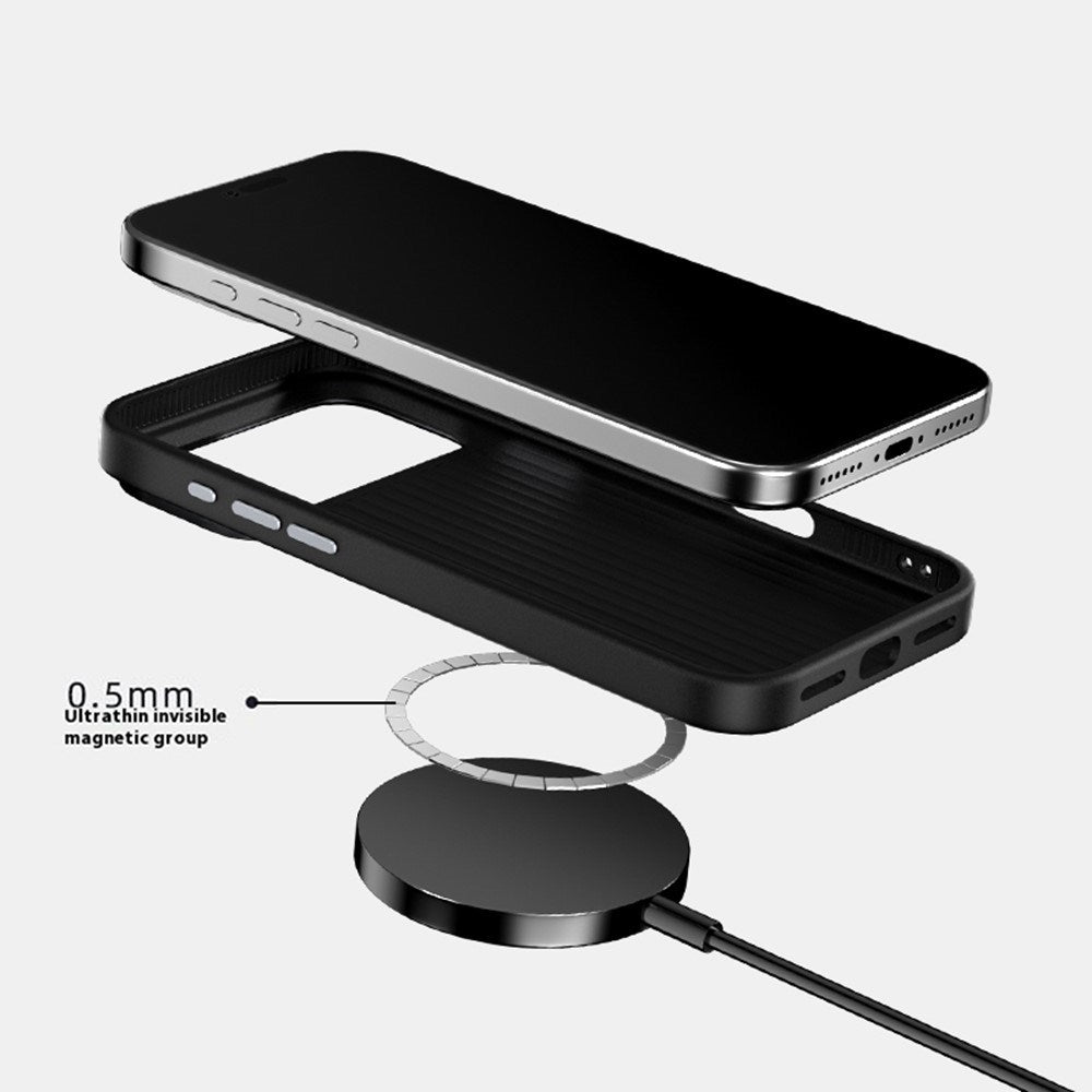 ABEEL iPhone 18 Pro / 17 Pro Textured Micro-Embossing Cover - MagSafe Kompatibel - Grøn
