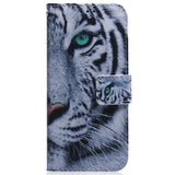 Samsung Galaxy S25 FE - EIDERWOOD Kunstlæder Flip Case m. Motiv - Tiger