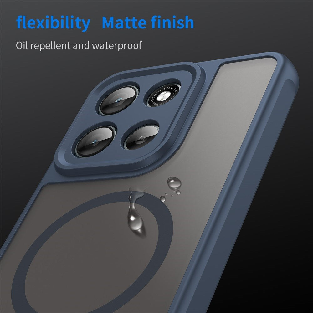 Motorola Moto G56 - EIDERWOOD Hybrid Plastik Cover - MagSafe Kompatibel - Blå