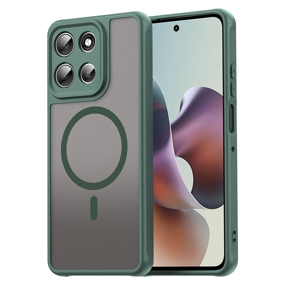 Motorola Moto G56 - EIDERWOOD Hybrid Plastik Cover - MagSafe Kompatibel - Grøn