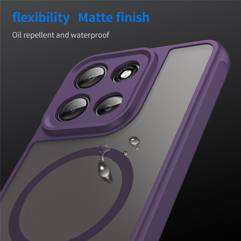 Motorola Moto G56 - EIDERWOOD Hybrid Plastik Cover - MagSafe Kompatibel - Lilla