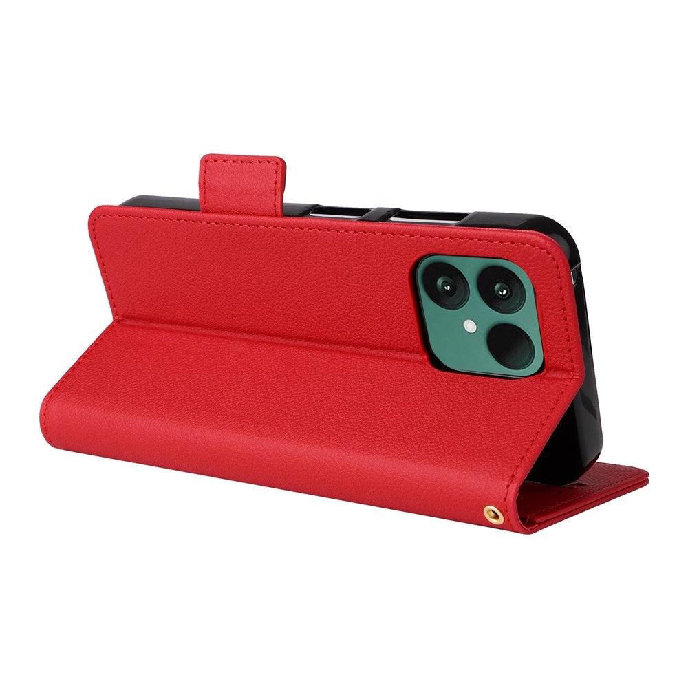 EIDERWOOD Fairphone (Gen. 6+ / Gen. 6) Flip Cover m. Strop & Ståfunktion - Rød