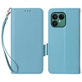 EIDERWOOD Fairphone (Gen. 6+ / Gen. 6) Flip Cover m. Strop & Ståfunktion - Blå