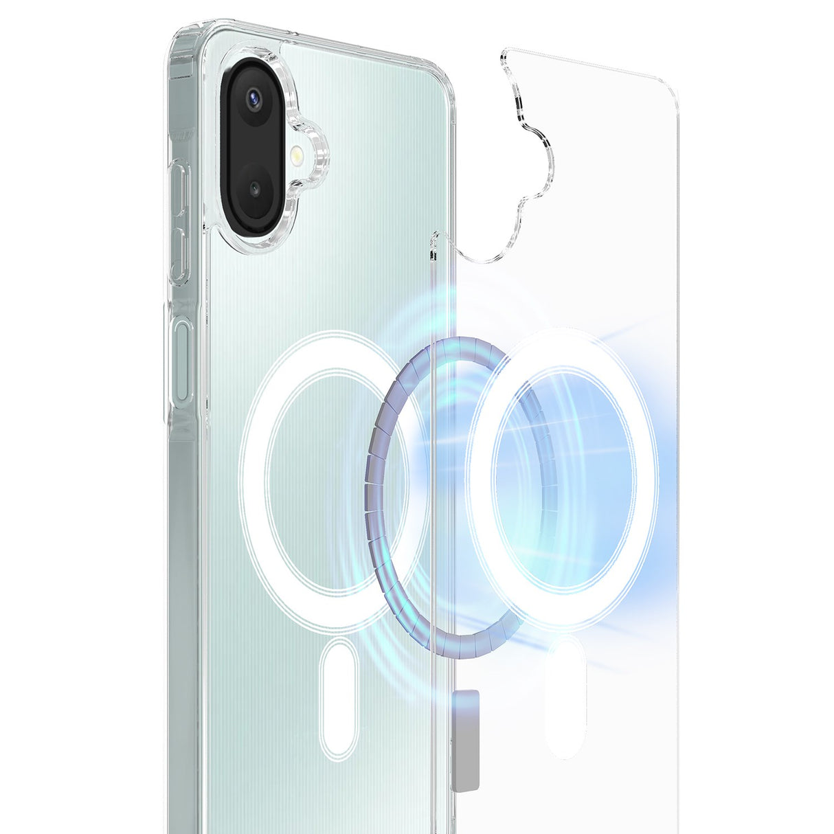 Samsung Galaxy A07 - EIDERWOOD Hybrid Plastik Cover - MagSafe Kompatibel - Gennemsigtig