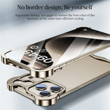 iPhone 17 Pro Max 2-i-1 Metal Bumper Cover - Sort