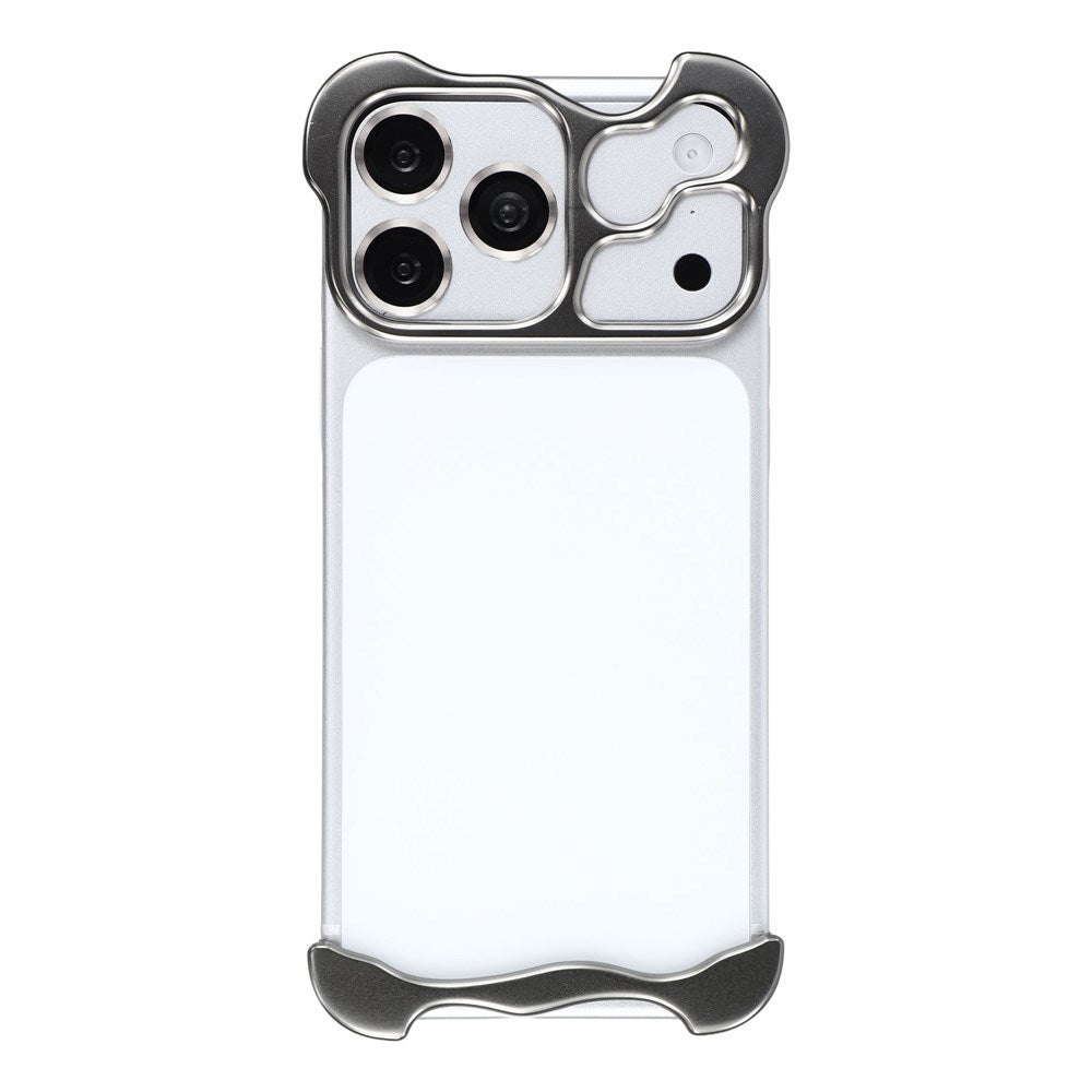iPhone 17 Pro Max 2-i-1 Metal Bumper Cover - Grå
