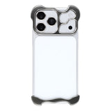 iPhone 17 Pro Max 2-i-1 Metal Bumper Cover - Grå