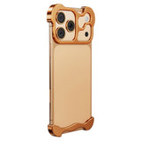 iPhone 17 Pro Max 2-i-1 Metal Bumper Cover - Orange
