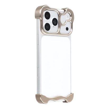 iPhone 17 Pro Max 2-i-1 Metal Bumper Cover - Guld