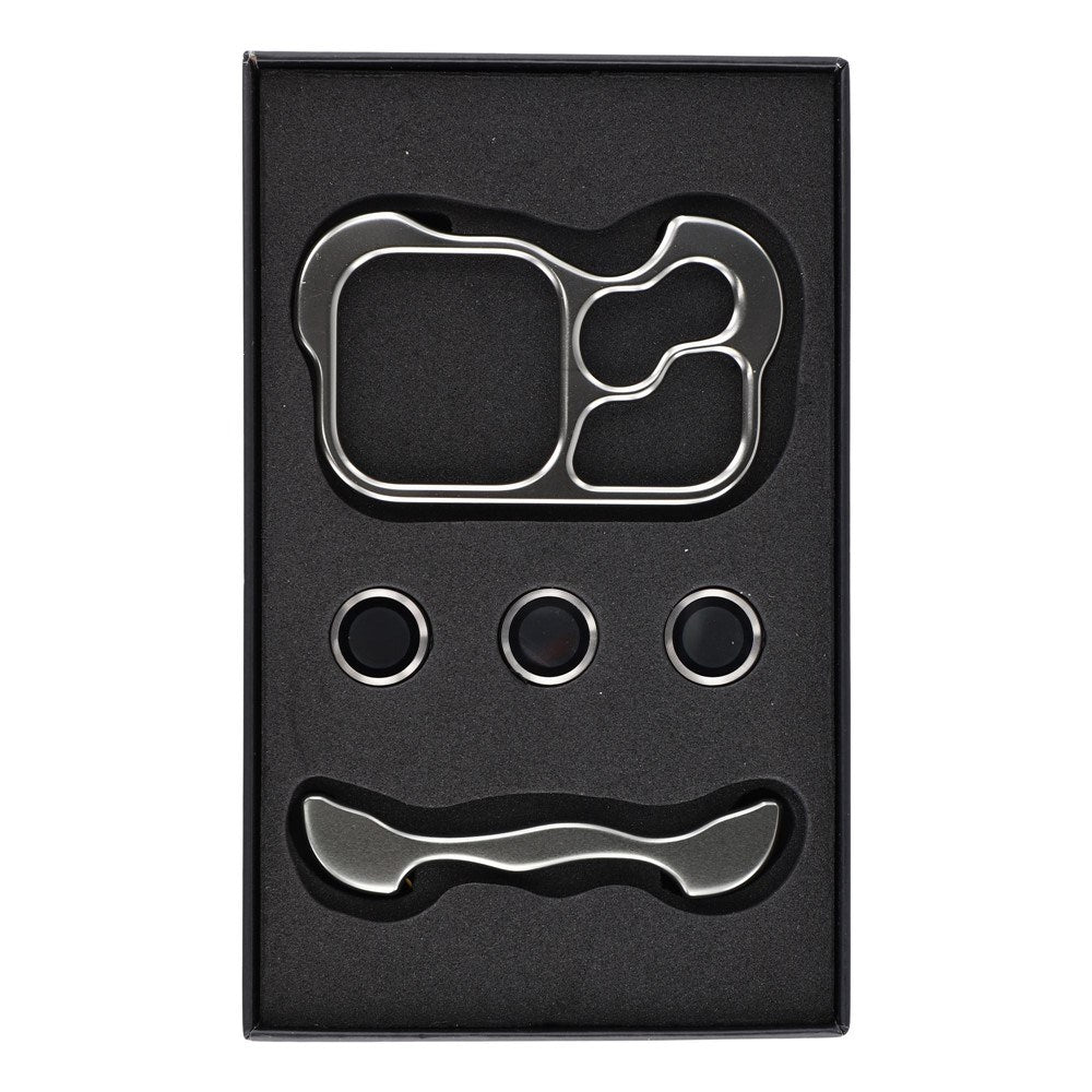 iPhone 17 Pro 2-i-1 Metal Bumper Cover - Grå