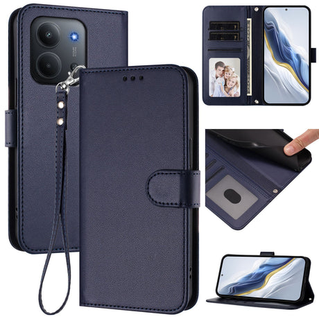 Xiaomi Redmi 15C (5G) / (4G) EIDERWOOD Flipcover m. Indbygget Kortholder & Ståfunktion - Blå