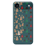 EIDERWOOD iPhone Air Jule Mobilcover - Fleksibelt Plastik - Kagemænd & Juletræer / Grøn