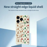 EIDERWOOD iPhone 17 Pro Max Jule Mobilcover - Fleksibelt Plastik - Kagemænd & Juletræer / Beige