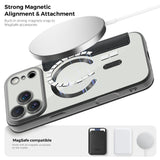 EIDERWOOD iPhone 17 Pro Flip Mobil Cover m. Gennemsigtig Bagside - MagSafe Kompatibel - Sort