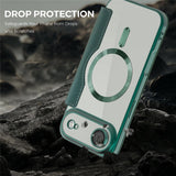 EIDERWOOD iPhone Air Flip Mobil Cover m. Gennemsigtig Bagside - MagSafe Kompatibel - Grøn