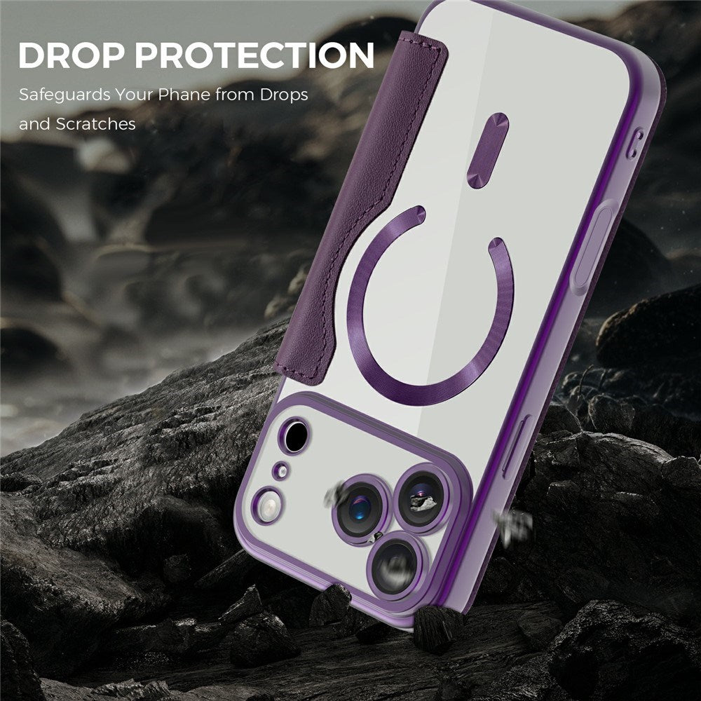 EIDERWOOD iPhone 17 Pro Max Flip Mobil Cover m. Gennemsigtig Bagside - MagSafe Kompatibel - Lilla