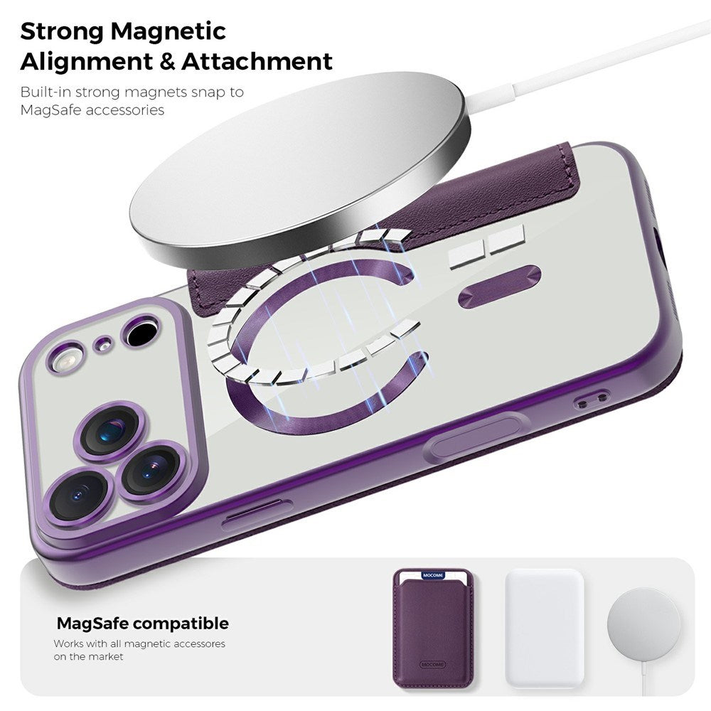 EIDERWOOD iPhone 17 Pro Max Flip Mobil Cover m. Gennemsigtig Bagside - MagSafe Kompatibel - Lilla