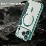 EIDERWOOD iPhone 17 Pro Max Flip Mobil Cover m. Gennemsigtig Bagside - MagSafe Kompatibel - Grøn