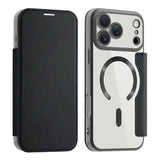 EIDERWOOD iPhone 17 Pro Max Flip Mobil Cover m. Gennemsigtig Bagside - MagSafe Kompatibel - Sort
