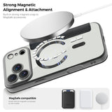 EIDERWOOD iPhone 17 Pro Max Flip Mobil Cover m. Gennemsigtig Bagside - MagSafe Kompatibel - Sort