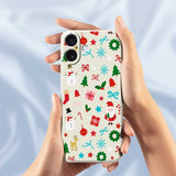 EIDERWOOD iPhone 17 Jule Mobilcover - Fleksibelt Plastik - Juledekorationer / Lilla