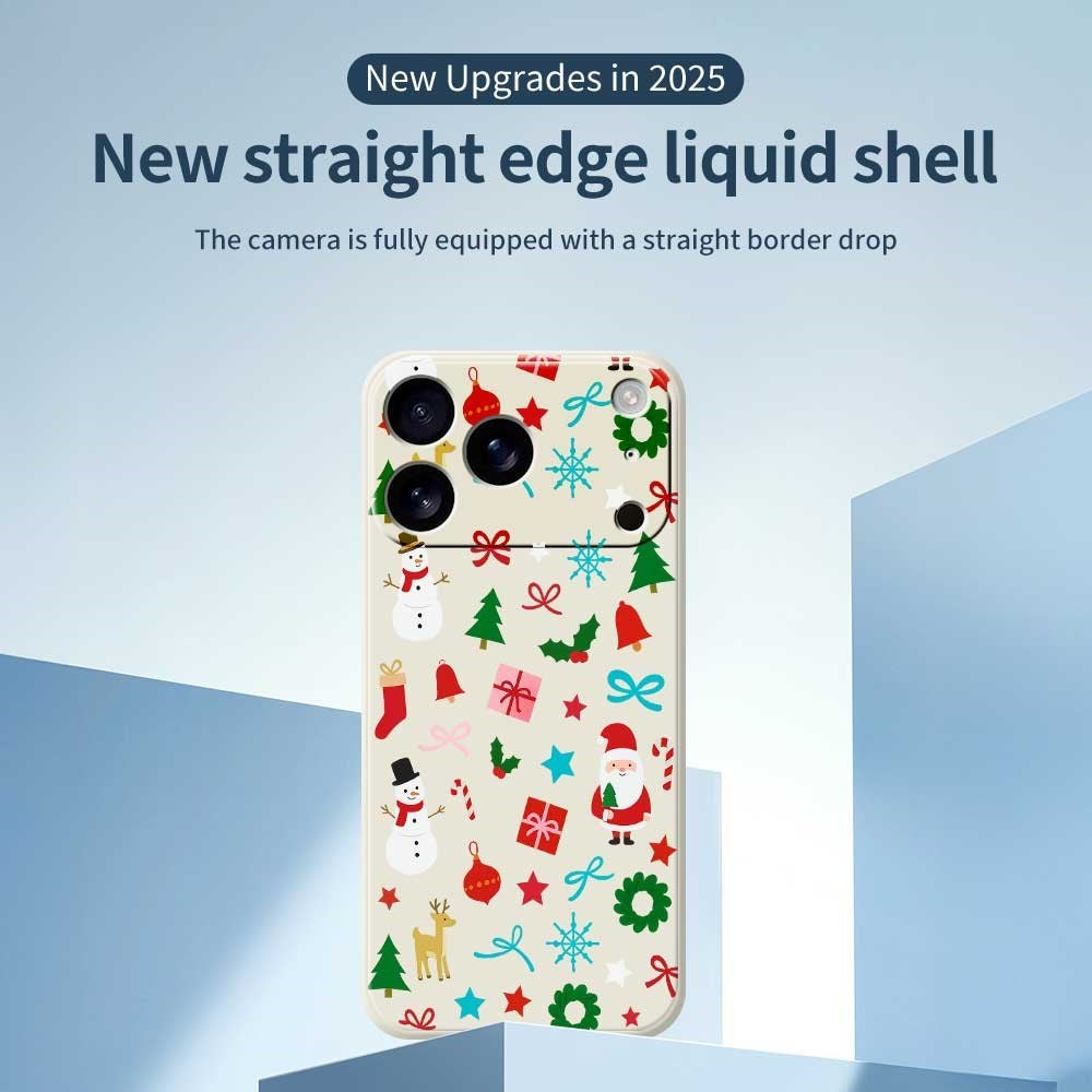EIDERWOOD iPhone 17 Pro Jule Mobilcover - Fleksibelt Plastik - Juledekorationer / Lilla