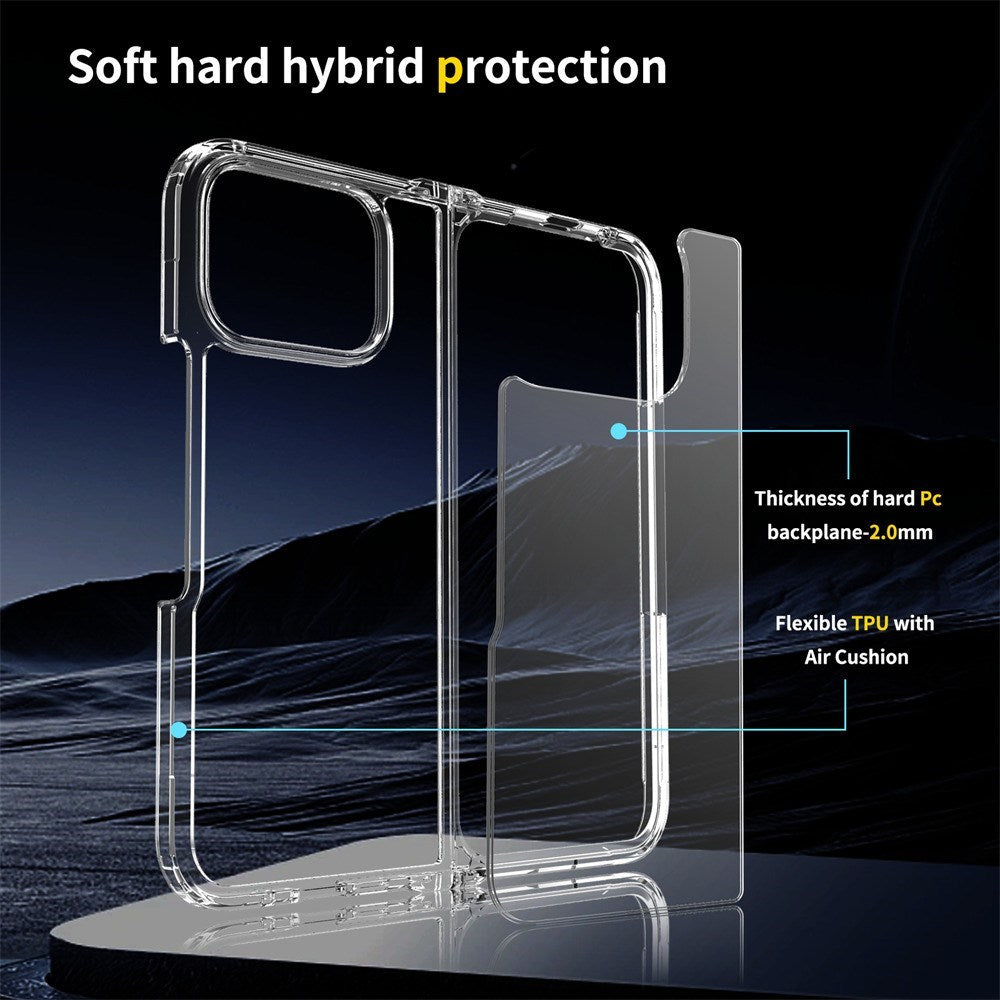 EIDERWOOD Google Pixel 10 Pro Fold Hybrid Plast Mobil Cover - Gennemsigtig