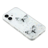 EIDERWOOD iPhone 17 Fleksibelt Plastik Mobil Cover m. Sommerfugle - Gennemsigtig