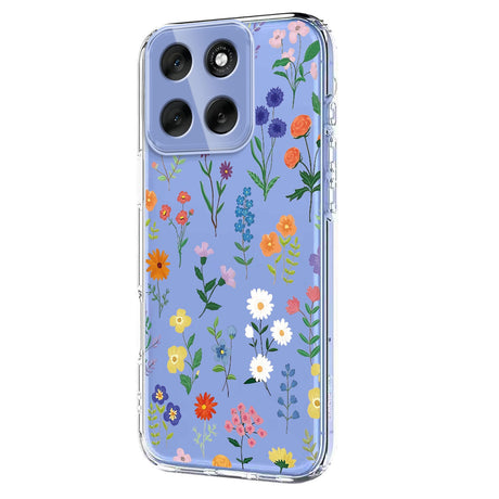Motorola Moto G86 - EIDERWOOD Fleksibelt Plast Bagside Cover m. Print - Vilde Blomster