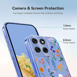 Motorola Moto G86 - EIDERWOOD Fleksibelt Plast Bagside Cover m. Print - Vilde Blomster